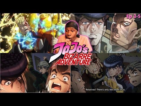 JoJo's Bizarre Adventure S3E3,4,5