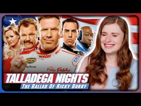 TALLADEGA NIGHTS had me cracking UP!! | First Time Watching